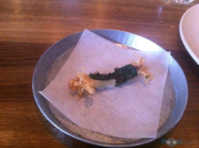 Fried Leek Root