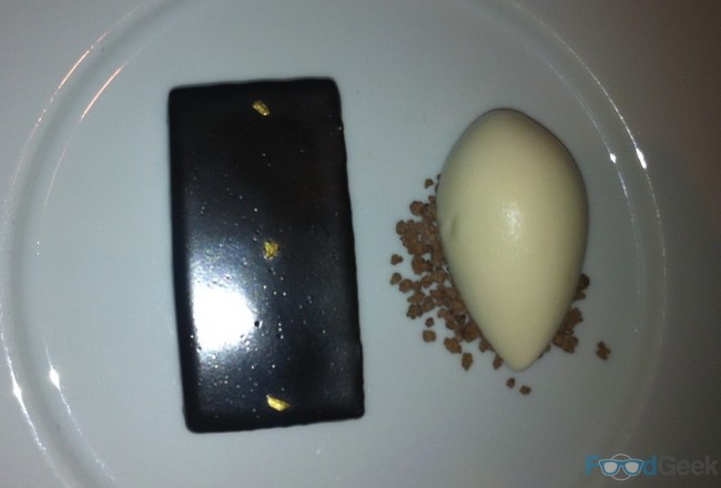 Chocolate Bar, Passion Fruit Jam & Ginger Ice Cream