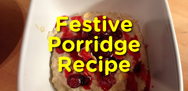 Festive Cranberry Porridge Recipe