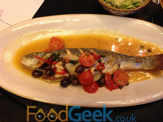 Roasted Sea Bass