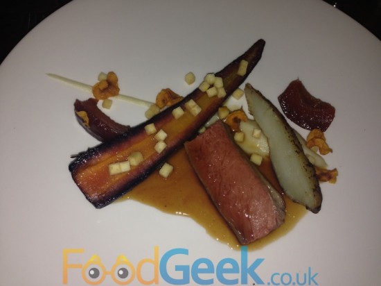 Lamb, Quince, Purple Carrot, Jerusalem Artichoke