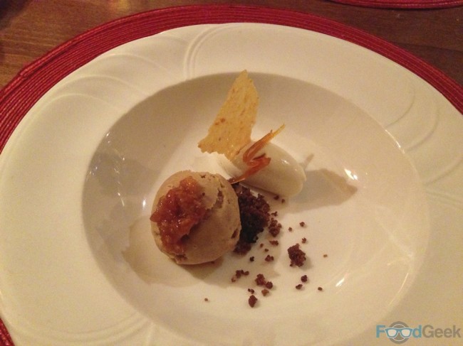 Malt Bread Ice Cream & Orange Preserve