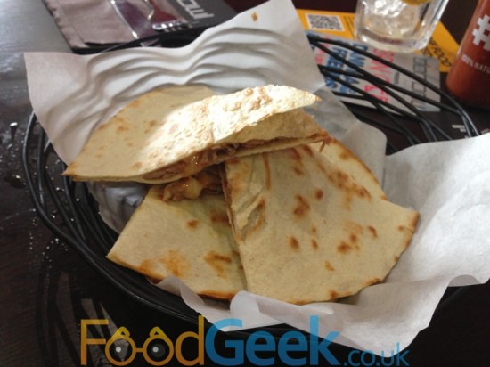 Pulled Pork Quesadilla