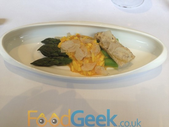 Steamed Asparagus, Coddled Eggs & Summer Truffle Solider