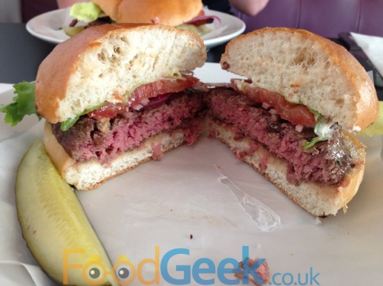 Classic Burger Inside