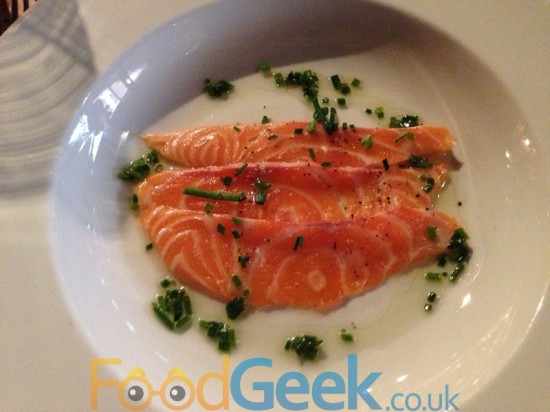 Wild Salmon Carpaccio