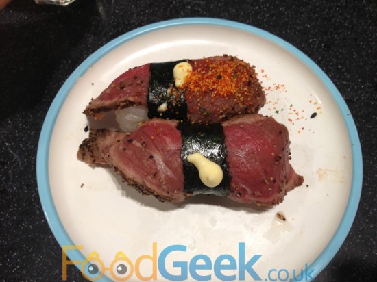 Seared Beef Nigiri