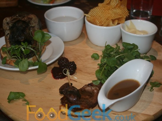 Gamekeeper Menu: Grouse Platter