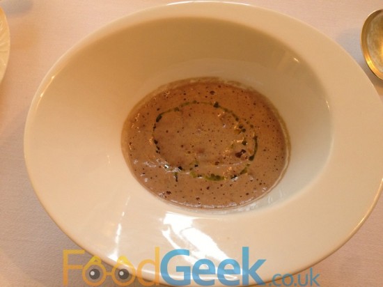 Field Mushroom Soup, English Truffle & Wild Garlic