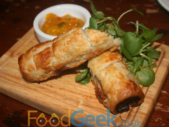 Black Pudding Sausage Roll