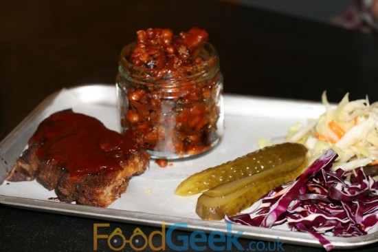 Pork Ribs & Burnt Beans