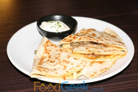 Vegetable Quesadilla