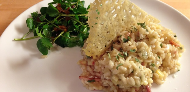 Bacon & Apple Risotto by ‘Yorkshire’s Best Young Chef’