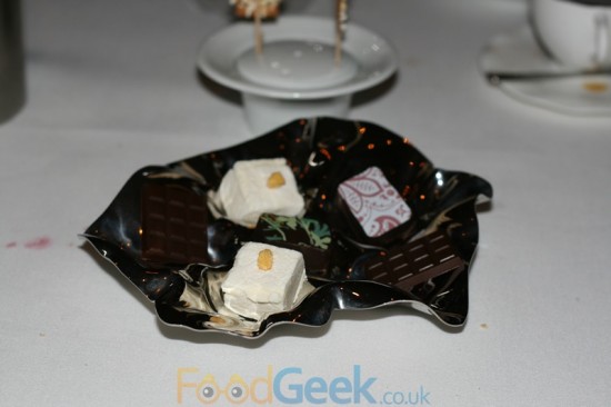 Passion Fruit Marshmallow / Chocolate Petit Fours