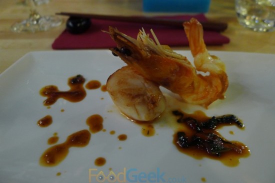 Pan Seared King Prawn and Scallop