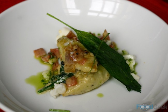 Wild Garlic, Potato Gnocchi, Young Spinach & Ewe's Cheese