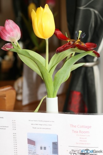 Flowers & Menu