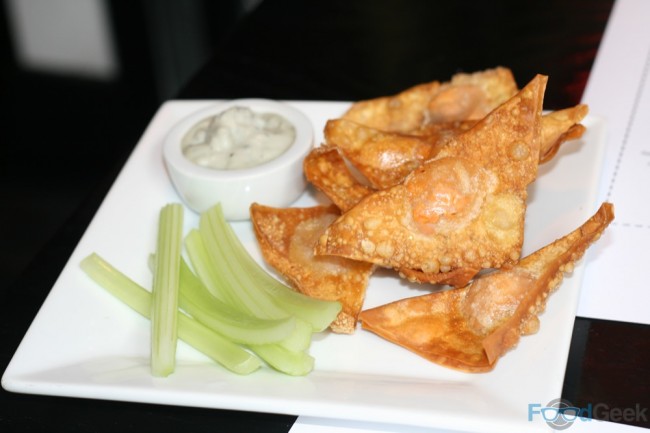 Buffalo Chicken Pot Stickers