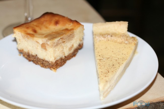 Cheesecake & Egg Custard