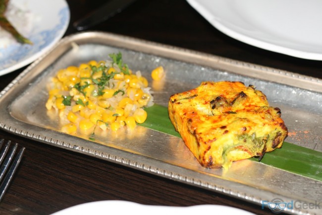 Paneer Tikka, Cashew Nut, Corn Chat