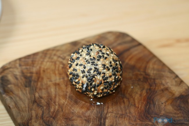 Foie Gras Sticky Seasame Dumpling