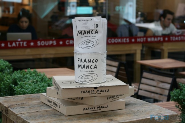 Boxes Outside Franco Manca
