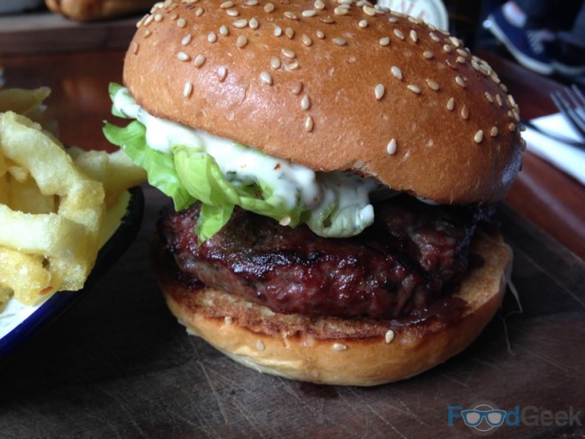Herbed Lamb Burger