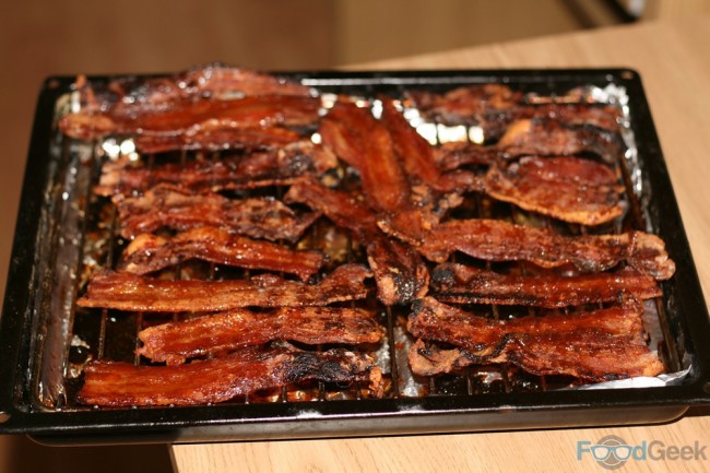 Beer Candied 'Bobby's Bangers' Bacon