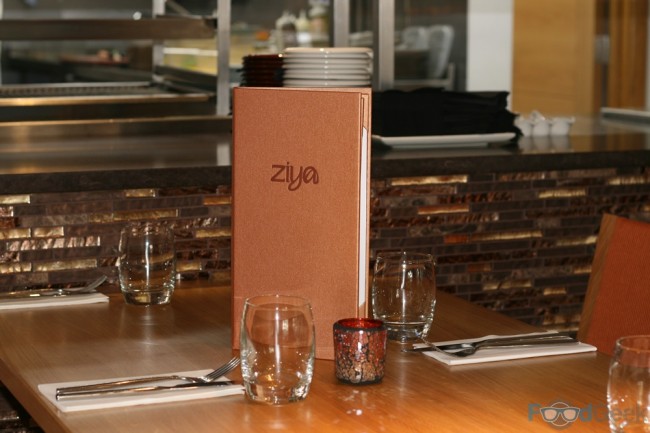 Ziya Menu