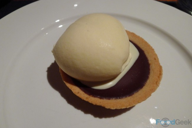 Chocolate Tart, Gran Marnier Ice Cream