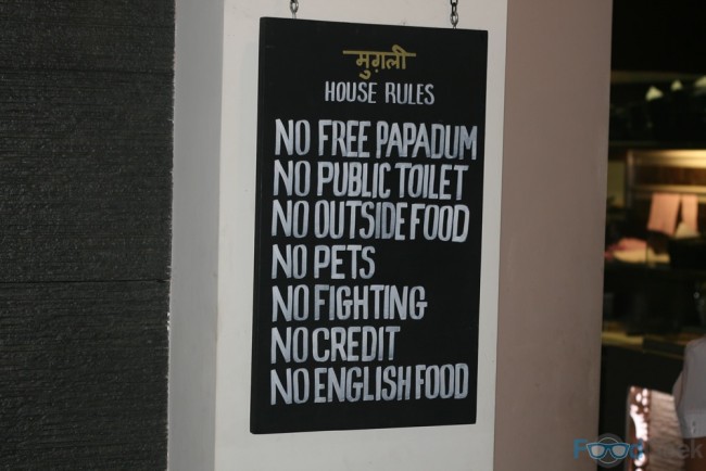 Inside Mughli, Rusholme