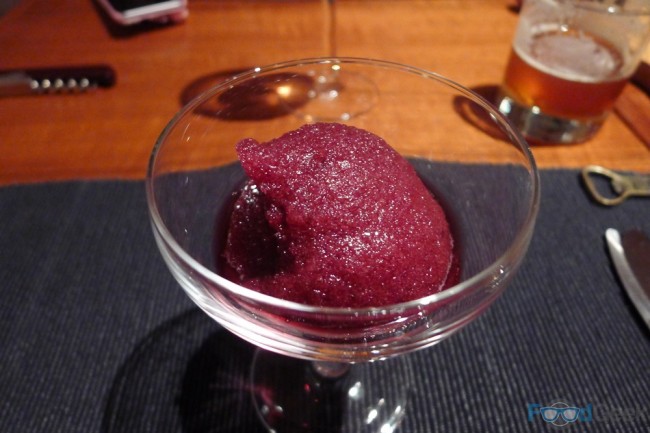 Mulled Wine Sorbet