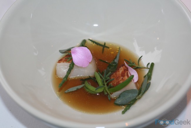 Scallop, Langoustine Consomme
