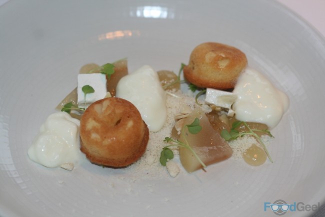 Frangipane, Pear, Nougat & Bay