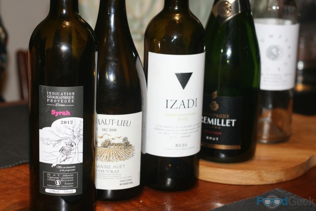 Just some of the wines...