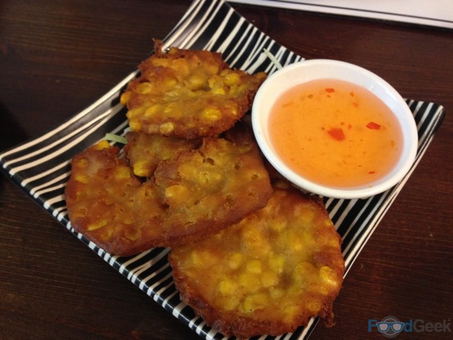Thai Sweetcorn Cakes