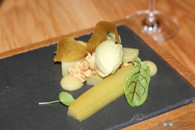 Poached Cheshire Rhubarb