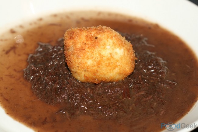 Ox Cheek Ragu, Deep Fried Cauliflower Cheese