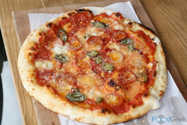 Calabrese Sausage & Jalapeño Pizza