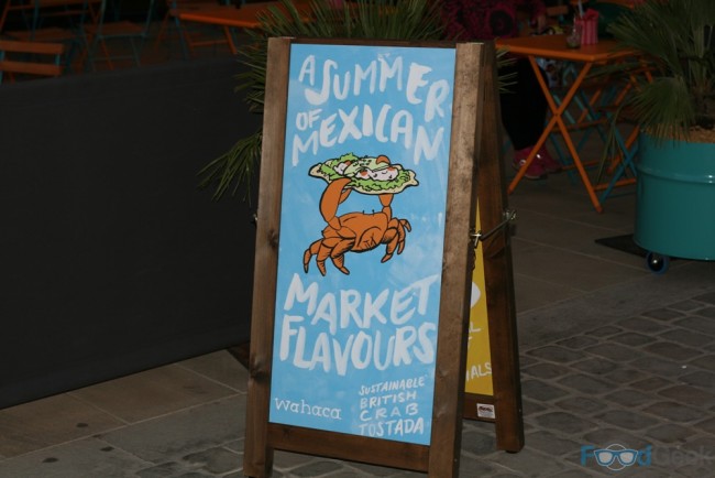 Sign Outside Wahaca