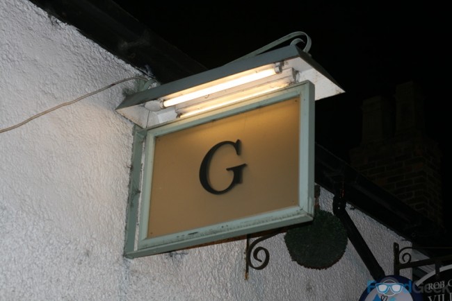 Outside George's Dining Room & Bar, Worsley
