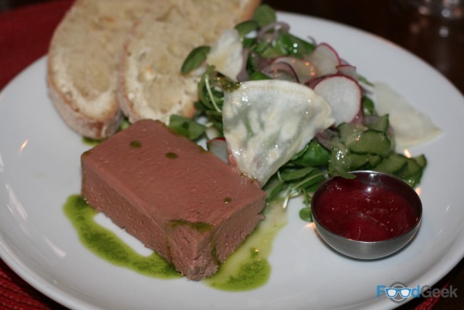 Game livers & port parfait