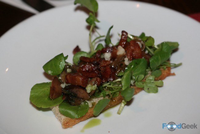 Mushroom foccacia