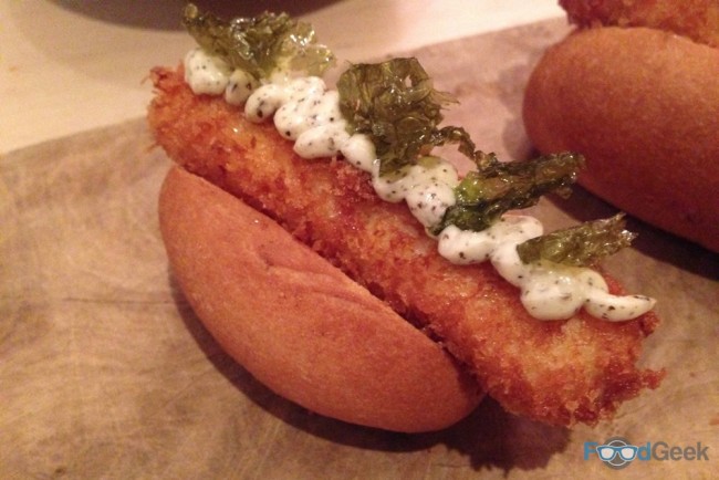 Fishfinger Hotdog