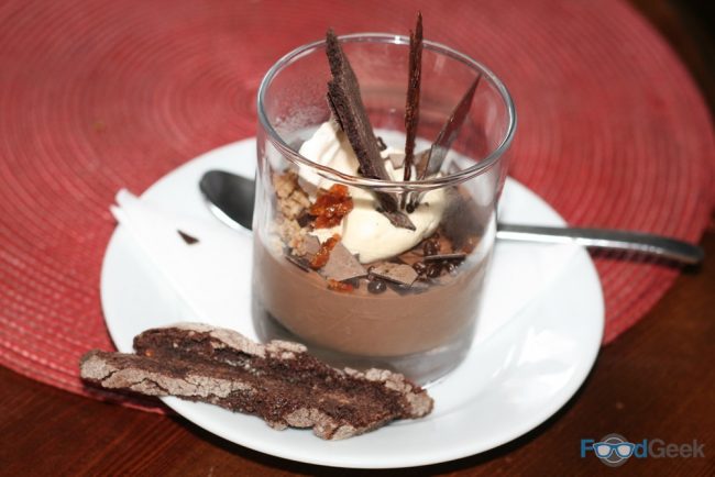 Chocolate Egg Custard Pot