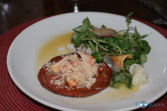 Cornish Crab Pancake
