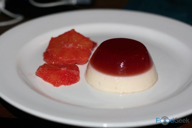Blood Orange Pannacotta