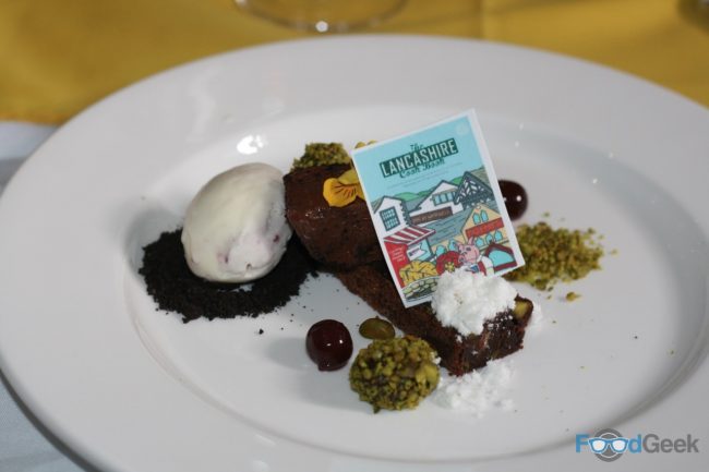 Bertram's Burnley: Pistacho & Chocolate Brownie