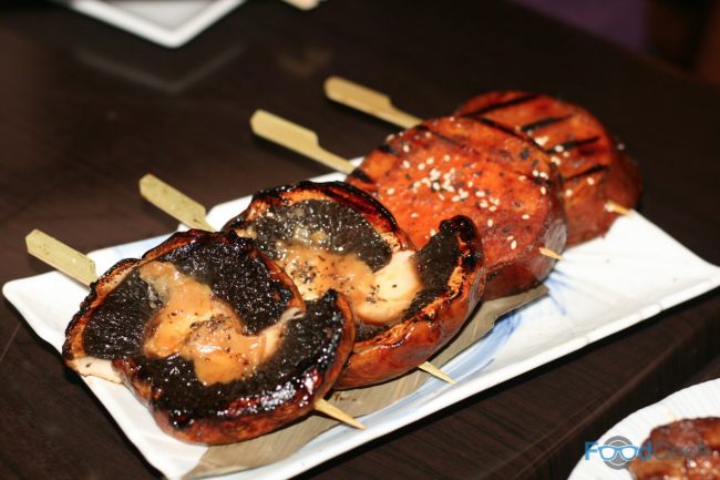 Okitake & Satsumaimo Kushi