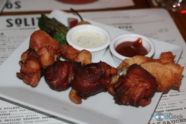 Bacon Wrapped Dough Balls
